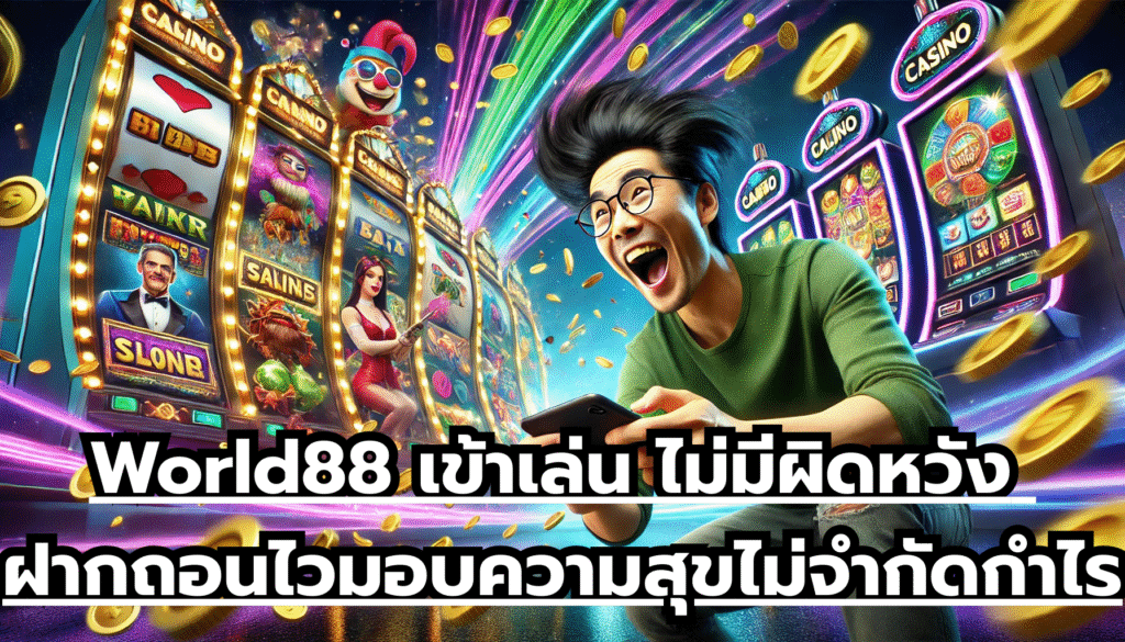 World88 เข้าเล่น ไม่มีผิดหวัง ฝากถอนไว มอบความสุข ไม่จำกัดกำไร