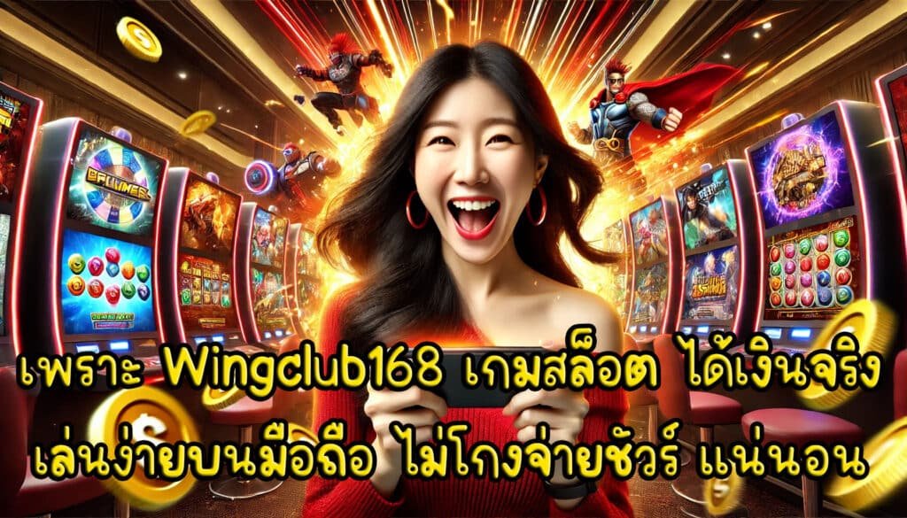 เพราะ Wingclub168 เกมสล็อต ได้เงินจริง เล่นง่ายบนมือถือ ไม่โกงจ่ายชัวร์ แน่นอน-3